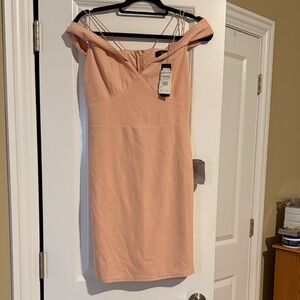 Nordstrom Strapless Blush Dress